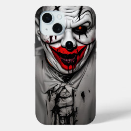 Funda Para iPhone 15 Espeluznante Payaso Sonriente