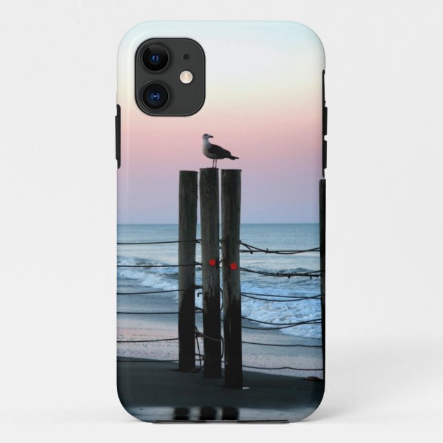 Funda De Case-Mate Para iPhone Esperando al atardecer (Reverso)