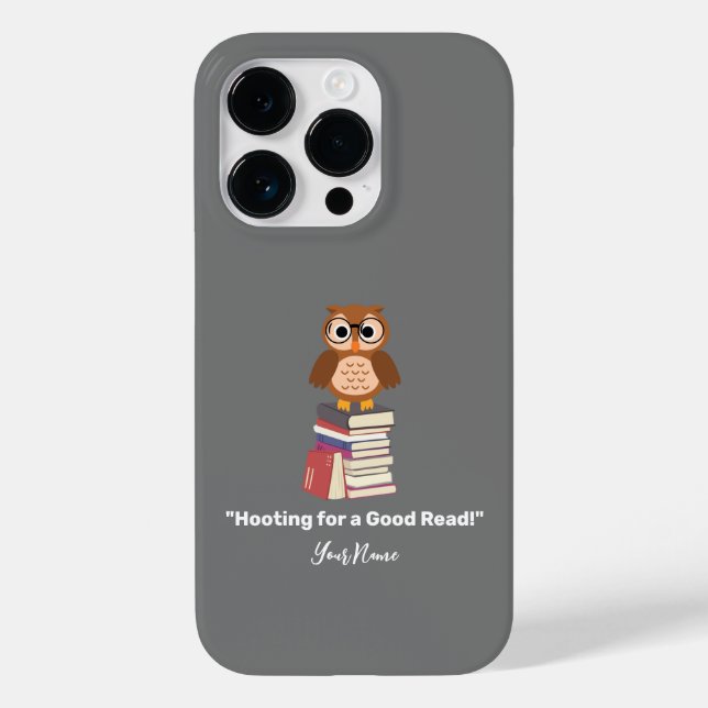 Funda De Case-Mate Para iPhone "¡Esperando una buena lectura!" Amante de libros (Reverso )