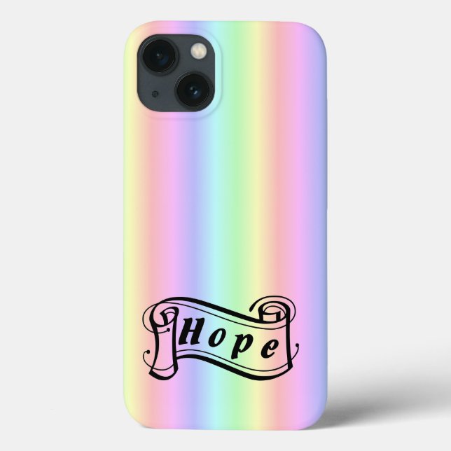 Funda De Case-Mate Para iPhone Esperanza en el arco iris (Reverso)