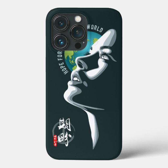 Funda De Case-Mate Para iPhone Esperanza por la paz mundial | (Reverso )