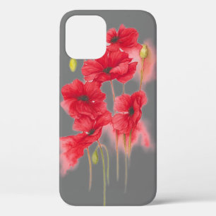 Funda Para iPhone 12 espías rojas en gris