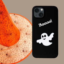 Funda Para iPhone 13 Espinoso fantasma blanco lindo para Halloween