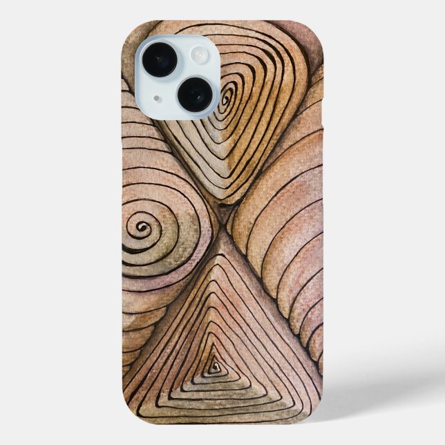 Funda De Case-Mate Para iPhone Espiral (Reverso )