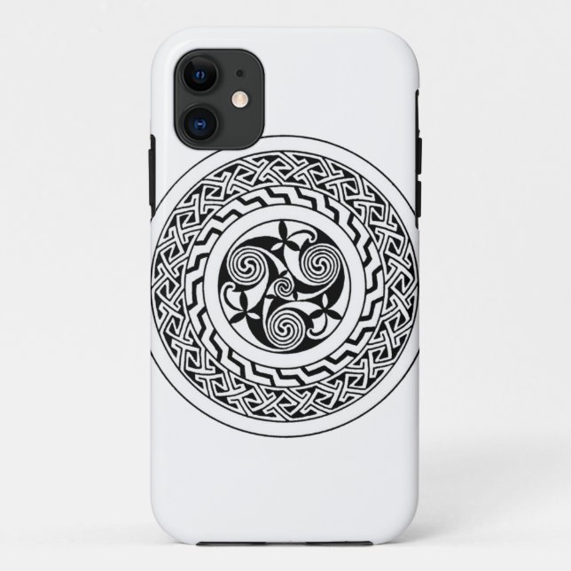 Funda De Case-Mate Para iPhone Espiral celta (Reverso)