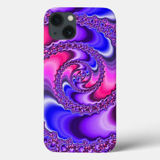 Funda Para iPhone 13 Espiral púrpura