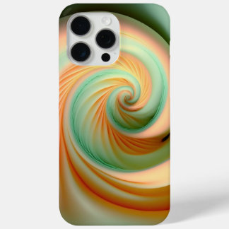 Funda Para iPhone 15 Pro Max Espirales de colores Melón y Peach