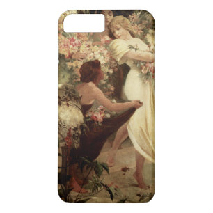 Funda Para iPhone 8 Plus/7 Plus Espíritu de primavera por Alphonse Mucha