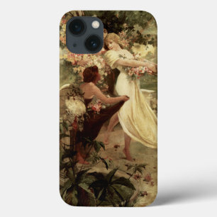 Funda Para iPhone 13 Espíritu de primavera por Alphonse Mucha