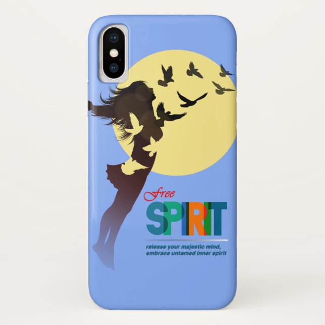 Funda De Case-Mate Para iPhone Espíritu Libre | (Reverso)