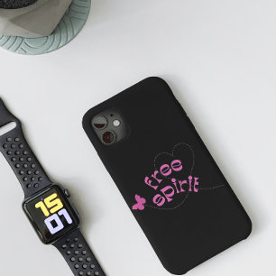 Funda Para iPhone 15 Pro Max Espíritu libre y mariposas