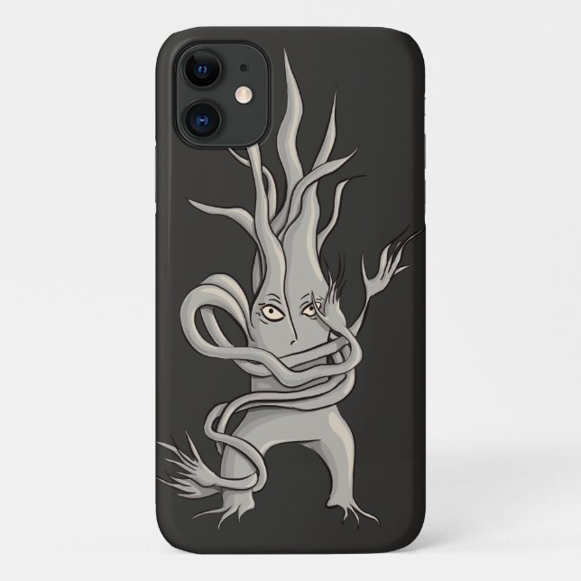 Funda De Case-Mate Para iPhone Espíritu macabro y gótico en un árbol tremendo (Reverso)