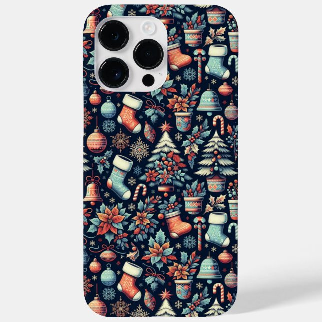 Funda De Case-Mate Para iPhone Espíritu Navideño (Reverso)