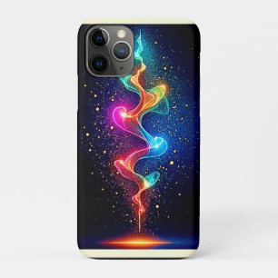 Funda Para iPhone 11 Pro Espíritu Vibrante: Arte de Remolino de Energía Neo