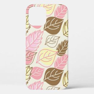 Funda Para iPhone 12 Esplendor Otoño: Patrón de hojas sin foco