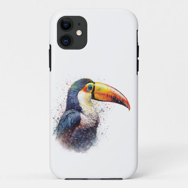 Funda De Case-Mate Para iPhone Esplendor Tropical Toucan (Reverso)