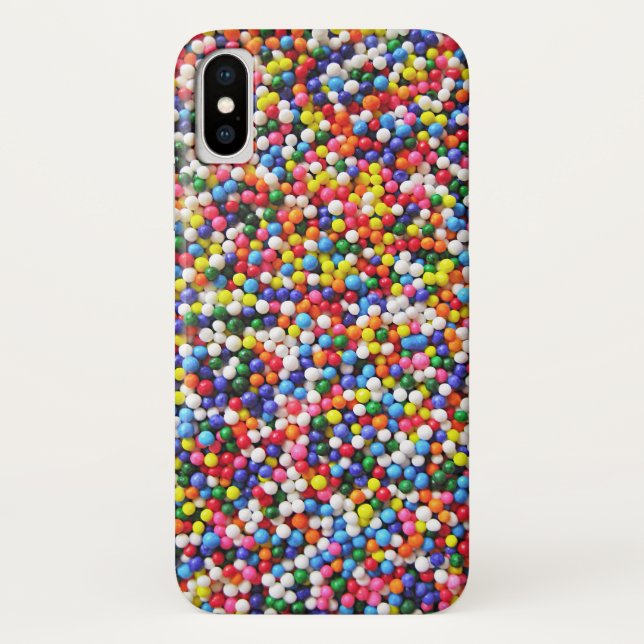 Funda De Case-Mate Para iPhone Espolvorines arcoiris (Reverso)
