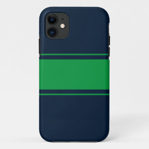 Funda Para iPhone 11 Esporádico Negrita Amplia Carreras Verde Tiras Sob