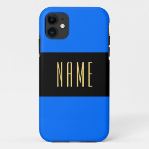 Funda Para iPhone 11 Esporádico negrita Bandas negras anchas y brillant