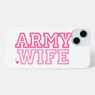 Funda Para iPhone 15 Mini Esposa del ejército