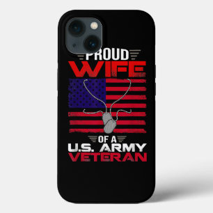 Funda Para iPhone 13 Esposa Orgullosa De Un Veterano Del Ejército Estad