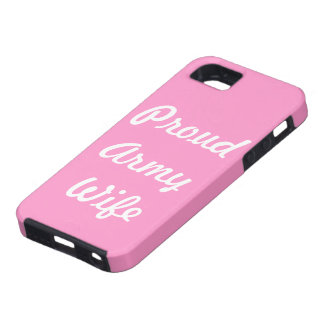 Funda Para iPhone SE/5/5s Esposa orgullosa del ejército