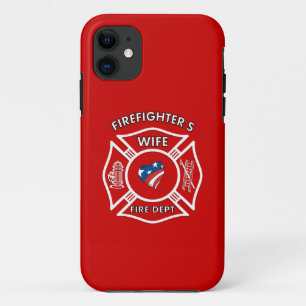 Funda Para iPhone 11 Esposas los E.E.U.U. del bombero