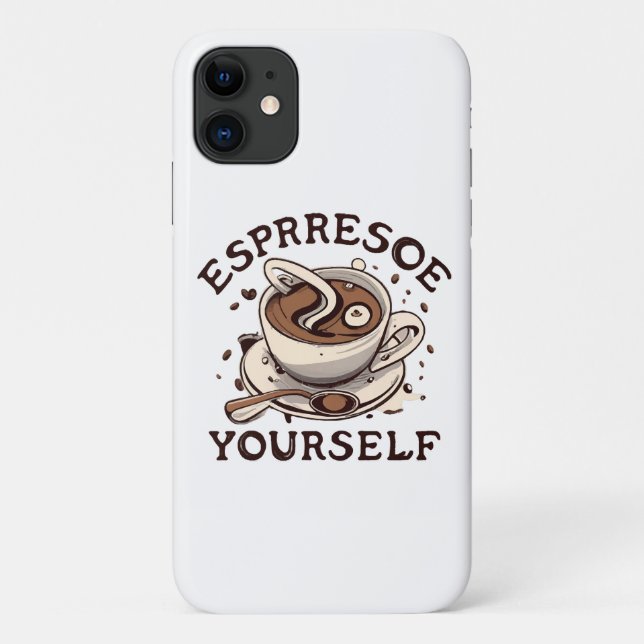Funda De Case-Mate Para iPhone Espresso (Reverso)