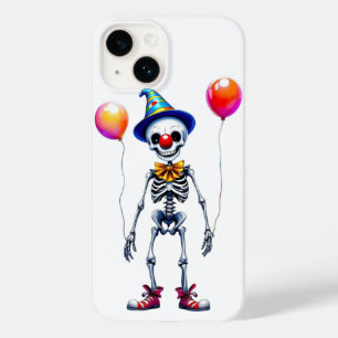 Funda Para iPhone 14 De Case-Mate Esqueleto con globos, Halloween, autora Natasha