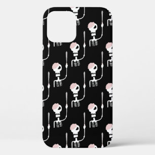Funda Para iPhone 12 esqueleto de Halloween con una espada