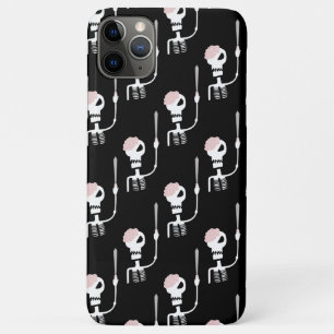 Funda Para iPhone 11 Pro Max esqueleto de Halloween con una espada 
