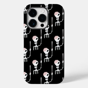 Funda Para iPhone 14 Pro De Case-Mate esqueleto de Halloween con una espada