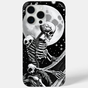 Funda Para iPhone 15 Pro Max Esqueleto y arpa III
