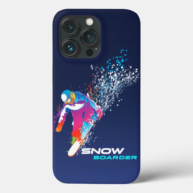 Funda De Case-Mate Para iPhone Esquí sobre tabla | (Reverso )
