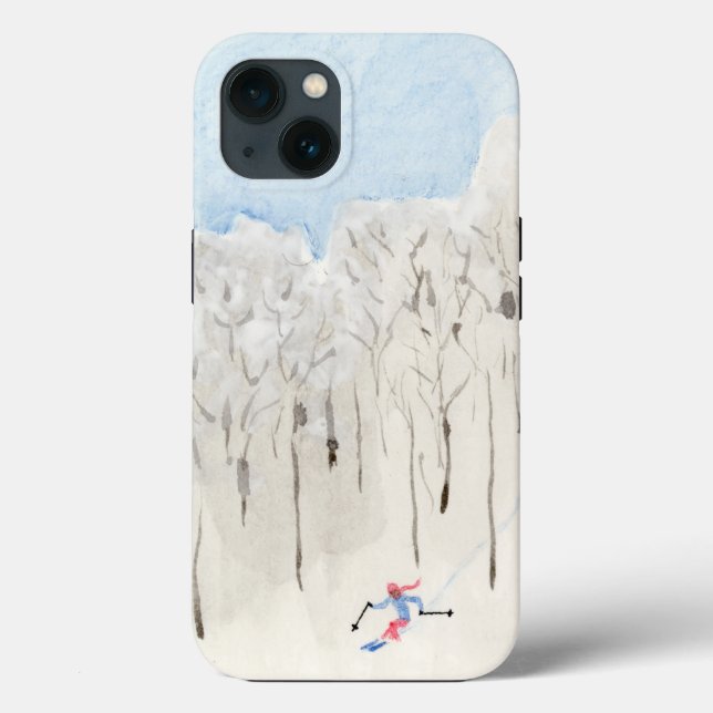 Funda De Case-Mate Para iPhone Esquiador de Backcountry (Reverso )