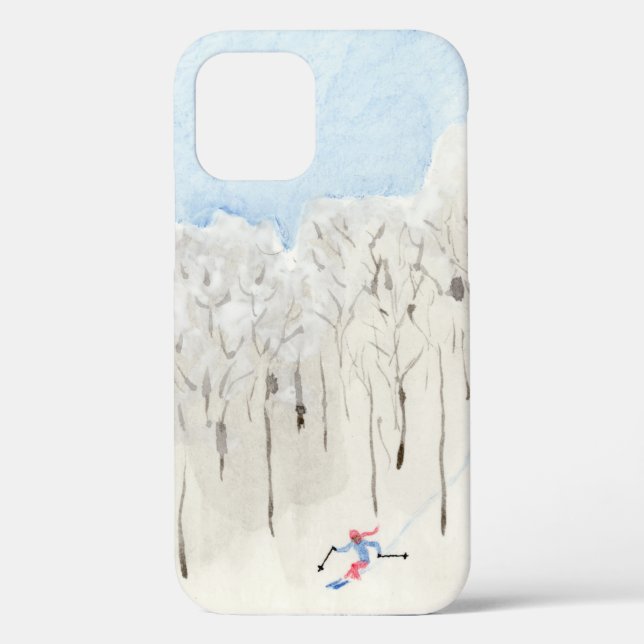 Funda De Case-Mate Para iPhone Esquiador de Backcountry (Reverso )