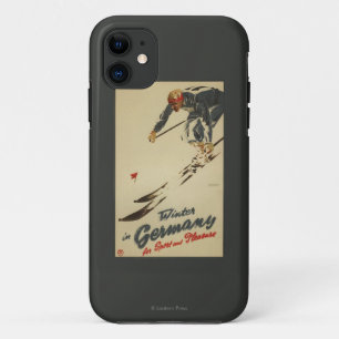 Funda Para iPhone 11 Esquiador en declive - promo del deporte y del