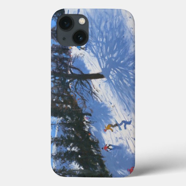 Funda De Case-Mate Para iPhone Esquiadores Verbier 2010 de la primavera (Reverso)