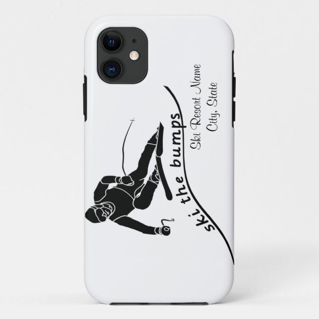 Funda De Case-Mate Para iPhone Esquiar Los Parachoques (Reverso)