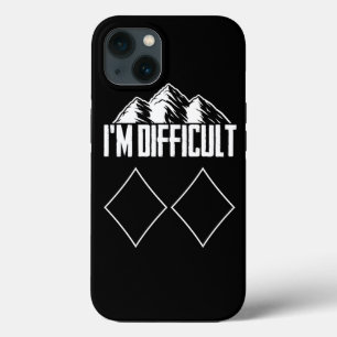 Funda Para iPhone 13 Esquiar Snowboard IM Difícil Esquiar Deportes de I