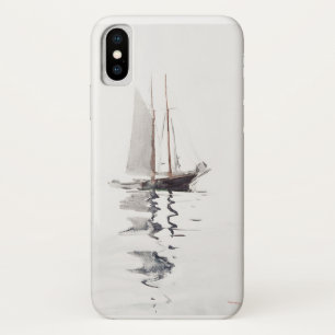 Funda Para iPhone X Esquife de dos mástiles con Dory por Winslow Homer