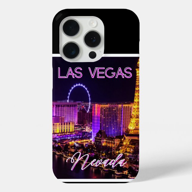 Funda De Case-Mate Para iPhone Esquina de Las Vegas Nevada (Reverso )