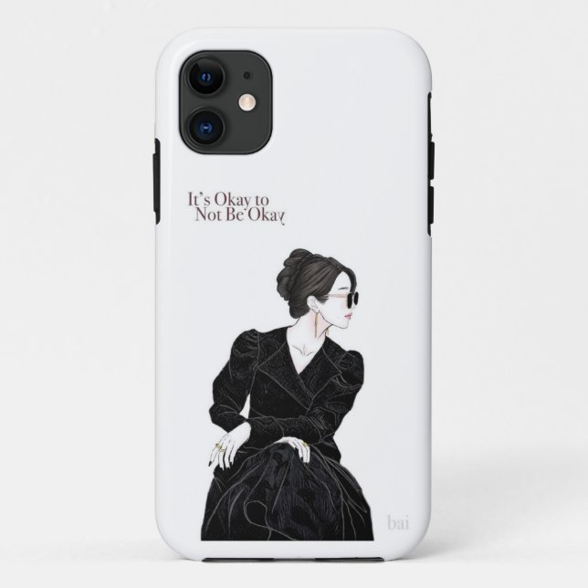 Funda De Case-Mate Para iPhone Está bien no estar bien (Reverso)