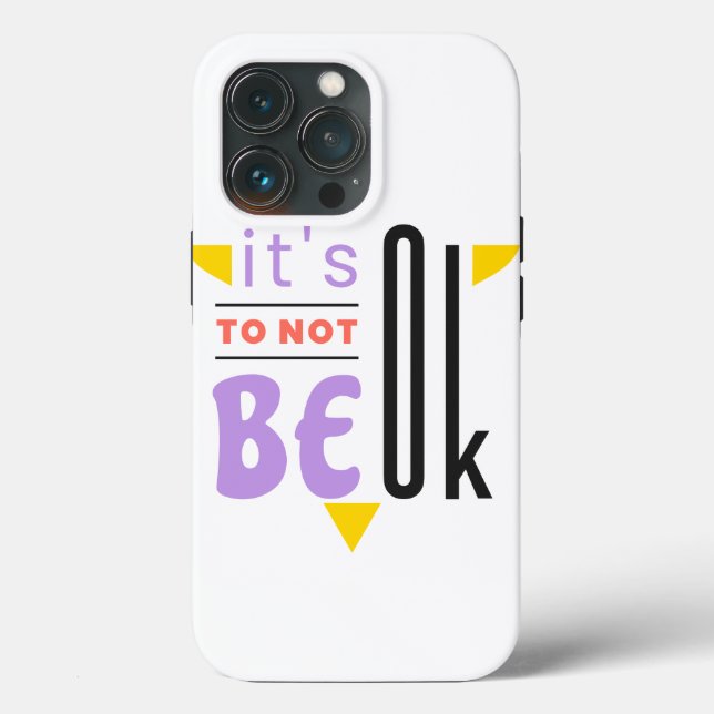Funda De Case-Mate Para iPhone Está bien no estar bien (Reverso )
