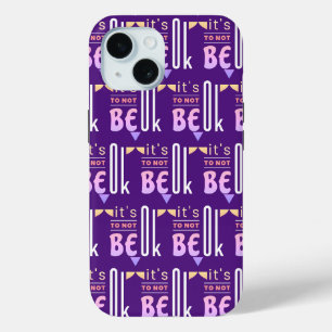 Funda Para iPhone 15 Está bien no estar bien