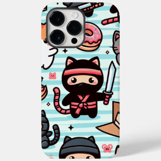 14 Pro Max De Case-Mate Esta funda para iPhone presenta adorables gatos ni