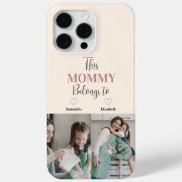 Funda Para iPhone 15 Pro Max "Esta Mamá Pertenece A" Estuche De Teléfono Fotogr