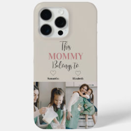 Funda Para iPhone 15 Pro Max "Esta Mamá Pertenece A" Estuche De Teléfono Fotogr