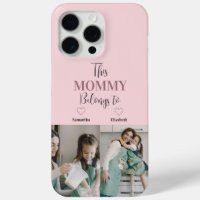 "Esta Mamá Pertenece A" Estuche De Teléfono Fotogr