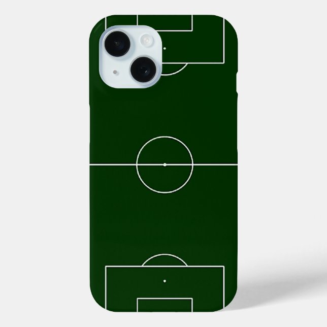 Funda De Case-Mate Para iPhone estadio de fútbol verde (Reverso )